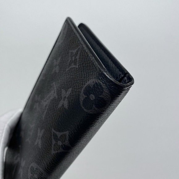 Louis Vuitton Monogram Eclipse Taigarama Brazza Long Wallet - Picture 6 of 16